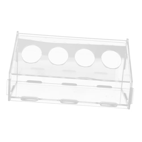 Hohopeti Acryl Futtertrog für Geflügel Langlebig und Leicht zu Reinigen mit Schräger Vierfach Kammer für Hühner Küken und Tauben Futterspender für Effiziente Fütterung Bauernhof Hohopeti Acryl Futtertrog für Geflügel Langlebig und Leicht zu Reinigen mit Schräger Vierfach Kammer für Hühner Küken und Tauben Futterspender für Effiziente Fütterung Bauernhof von Hohopeti