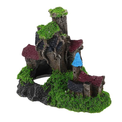 Hohopeti Künstliche Fisch Tank Schloss dekorative Landschaft Aquarium Schloss Hohopeti Künstliche Fisch Tank Schloss dekorative Landschaft Aquarium Schloss von Hohopeti