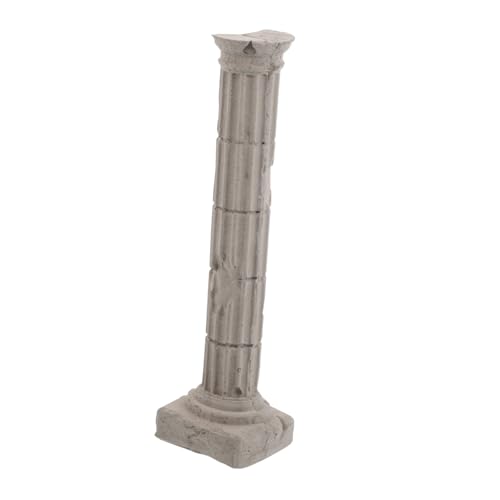 Hohopeti Aquarium Dekoration Römische Säule aus Zement Antike Ruinen Optik Ornament für Süß Meerwasser Versteckplatz für Krebse Guppys Natürliche Aquarienlandschaft von Hohopeti
