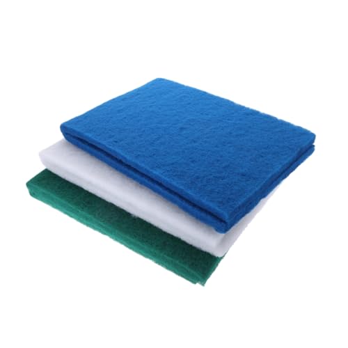 Hohopeti Aquarium Filterwatte Wiederverwendbar Vorfiltrierender Schwammfilter Anpassbar Zuschneidbar Weiche Filtermatte für Süß Meerwasserfische Praktisches Filtermaterial Zufällige Farbe von Hohopeti