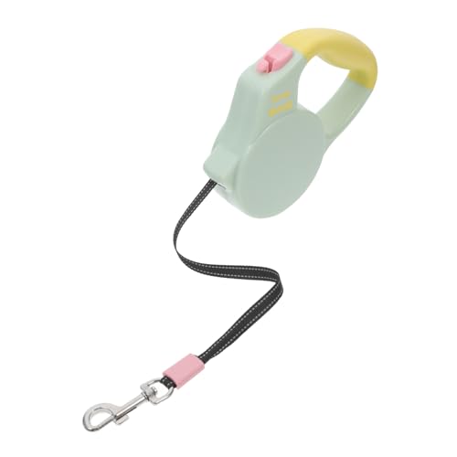 Hohopeti Ausziehbare Hundeleine für Kleine Hunde Einhändig Bedienbar Langlebige Abs-Gummi-Nylon Leine Sicherer Teleskop-Rolleine für Welpentraining und Outdoor-Spaziergänge von Hohopeti