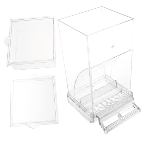 Hohopeti Automatischer Transparenter Vogelfutterspender Auslaufsicher für Papageien und Sittiche Langlebiger Automatischer Futterautomat mit Praktischem Reinigungssystem für Verschiedene Hohopeti Automatischer Transparenter Vogelfutterspender Auslaufsicher für Papageien und Sittiche Langlebiger Automatischer Futterautomat mit Praktischem Reinigungssystem für Verschiedene von Hohopeti