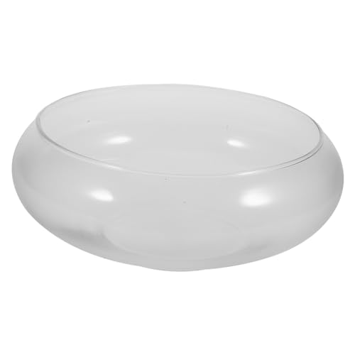 Hohopeti Betta Kerzenhalter Obstglas Hydroponischer Glasfischschalen aus Zierbehälter Aquarium Glasfischtank Blumentopf Fischschalen Behälter Vase Bonbonniere für Goldfischschale Übertopf von Hohopeti