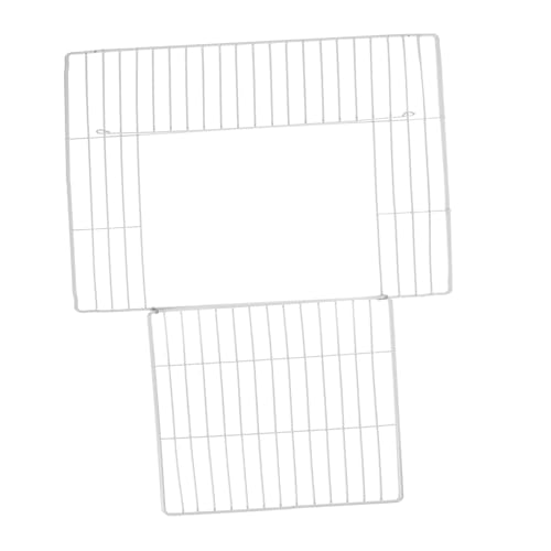 Hohopeti Cat Cage Door Panel Inwardfolding Iron Mesh Replacement for Pet Enclosures Playpens Crates Secure Entry Prevent Escape Modular Design von Hohopeti