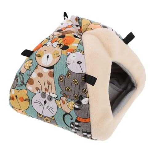 Hohopeti Hamster-Spielzeug Chinchilla Liefert Das Dekoriert Den Bett Caddy Zum Aufhängen Dekorative Hamsterhütte Kleines Chinchilla Hütte Zum Aufhängen Hängematte Robustes Chinchilla Hamster Versteck Hohopeti Hamster-Spielzeug Chinchilla Liefert Das Dekoriert Den Bett Caddy Zum Aufhängen Dekorative Hamsterhütte Kleines Chinchilla Hütte Zum Aufhängen Hängematte Robustes Chinchilla Hamster Versteck von Hohopeti