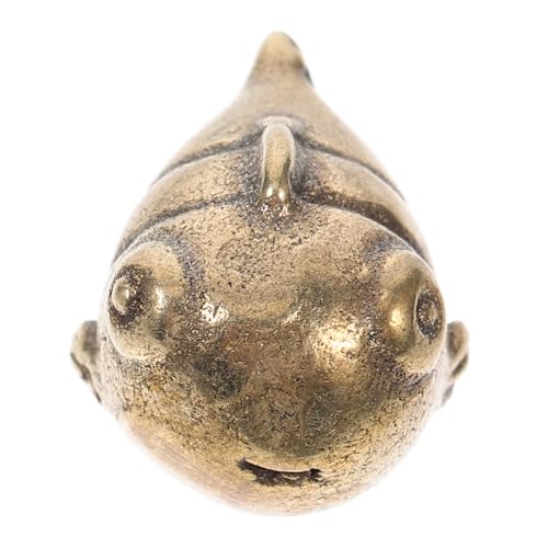 Hohopeti Aquarium- Messing-Tierstatue kreatives Aquarium-Ornament für Feng Shui und Büro Hohopeti Aquarium- Messing-Tierstatue kreatives Aquarium-Ornament für Feng Shui und Büro von Hohopeti