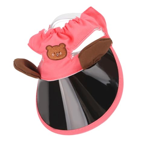 Hohopeti Decorative Sonnenhut für Haustiere Verstellbare Sonnenmütze für Hunde und Katzen mit Offenen Ohren für Strand und Alltag Atmungsaktiv und Stylisch von Hohopeti