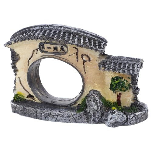 Hohopeti Aquarium-Dekoration Harzstatuen Miniatur-chinesische Architektur Bonsai-Dekorationen Aquarium-Ornamente Miniatur-Garten-skulptur Hohopeti Aquarium-Dekoration Harzstatuen Miniatur-chinesische Architektur Bonsai-Dekorationen Aquarium-Ornamente Miniatur-Garten-skulptur von Hohopeti