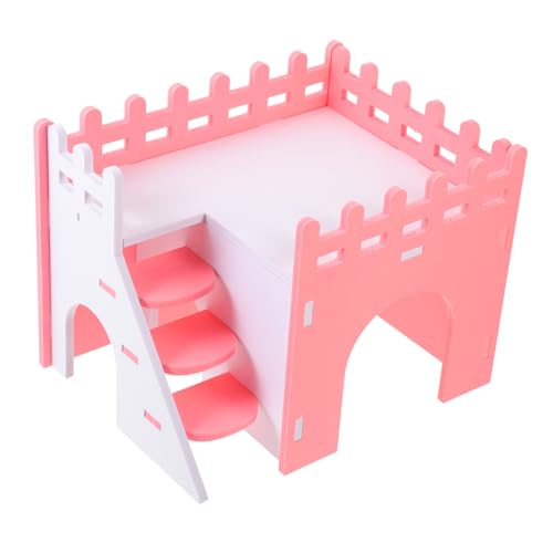 Hohopeti Delikates Hamster Versteck aus Massivem Holz Buntes Kleines Haus Rückzugsort für Hamster Meerschweinchen Chinchillas Geeignet als Gemütliche Villa und Spielzubehör für Kleintiere Hohopeti Delikates Hamster Versteck aus Massivem Holz Buntes Kleines Haus Rückzugsort für Hamster Meerschweinchen Chinchillas Geeignet als Gemütliche Villa und Spielzubehör für Kleintiere von Hohopeti