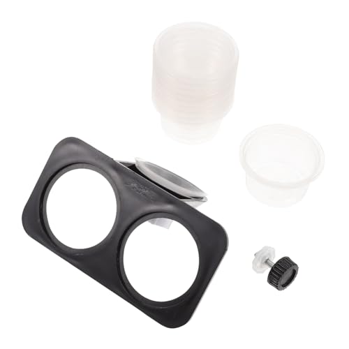 Hohopeti Doppelter Reptilien futternapf mit Saugnapf Praktischer Wassernapf und Fressschale für Geckos Echsen und Kleine Kriechtiere Leicht zu Reinigen Stabiles Material für Hohopeti Doppelter Reptilien futternapf mit Saugnapf Praktischer Wassernapf und Fressschale für Geckos Echsen und Kleine Kriechtiere Leicht zu Reinigen Stabiles Material für von Hohopeti