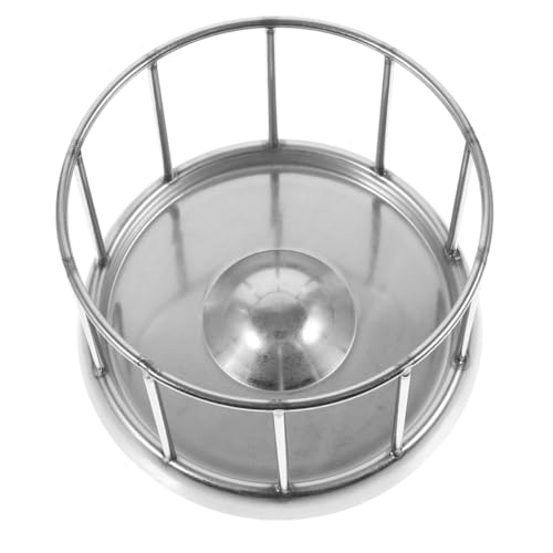 Hohopeti Edelstahl Futternapf für Schildkröten und Reptilien Langlebige Terrarium Wasserschale Praktische Futterstation mit Stilvollem Design Sicherer Futternapf für Tägliche Fütterung im von Hohopeti