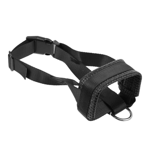 Hohopeti Einstellbares Nylon Hundemaulkorb für Kleine bis Große Hunde Atmungsaktiv Verstellbar Verhindert Kauen Beißen und Schlingen für Training und Tierarztbesuche von Hohopeti
