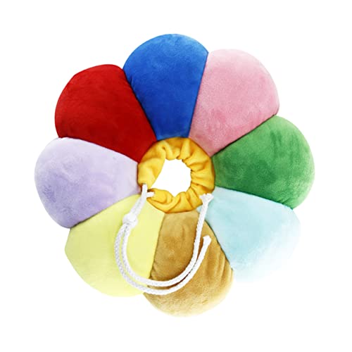 Hohopeti Katzenhalsband Mit Blumenmuster Verstellbar Verhindert Beißen Und Lecken Pp-Baumwolle Größe M von Hohopeti