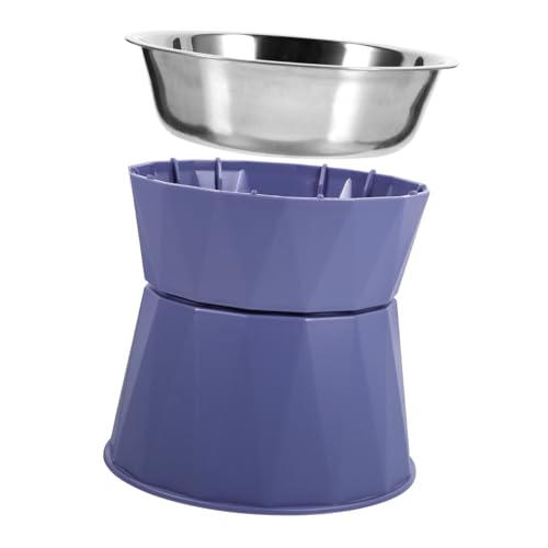 Hohopeti Erhöhter Abnehmbarer Katzennapf Einstellbare Futter Und Wasserschüssel Mit Rutschfestem Design Für Komfortables Fressen Für Katzen Und Blau Hohopeti Erhöhter Abnehmbarer Katzennapf Einstellbare Futter Und Wasserschüssel Mit Rutschfestem Design Für Komfortables Fressen Für Katzen Und Blau von Hohopeti