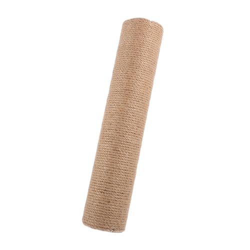 Hohopeti Ersatz Jute Kratzsäule Katzenkratzbaum Zubehör Kratzpfosten für Katzen Indoor Krallenpflege Kratzbaum Ersatzstange Robust Sicher Natürlich von Hohopeti