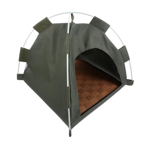 Hohopeti Faltbares Katzennest Zelt Atmungsaktiv Leichtes Haustierzelt Für Kleine Katzen Und Welpen Outdoor Katzenhaus Komfortabler Rückzugsort Haustierbedarf von Hohopeti