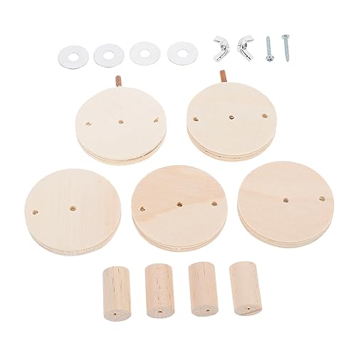Hohopeti Wooden Hamster Ladder Fünfschichtige Kletternleiter Für Kleintiere Spielzeug Für Hamster Chinchillas Und Andere Nager Platzsparend Und Leicht Zu Reinigen von Hohopeti