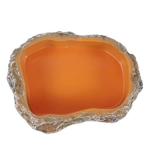 Hohopeti Reptilien Wasserschale Aus Resin Für Schildkröten Und Eidechsen Futter Und Wasserbehälter Mit Glatter Oberfläche Für Terrarien Und Kleine Haustiere Hohopeti Reptilien Wasserschale Aus Resin Für Schildkröten Und Eidechsen Futter Und Wasserbehälter Mit Glatter Oberfläche Für Terrarien Und Kleine Haustiere von Hohopeti