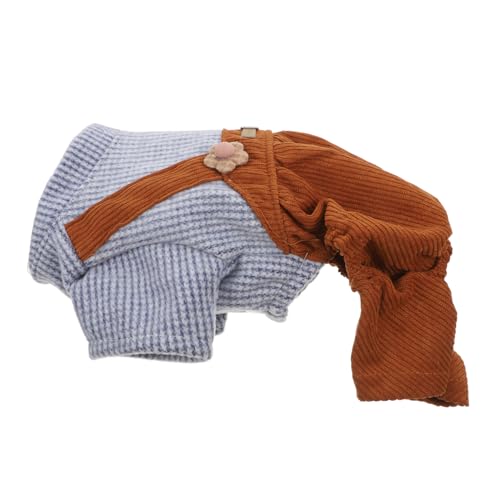 Hohopeti Gestreifte Hundekostüme für Haustiere Warme Overalls für Hunde Lustige und Stylische Kleidung für Besondere Anlässe Einfache Handhabung und Waschbar Hohopeti Gestreifte Hundekostüme für Haustiere Warme Overalls für Hunde Lustige und Stylische Kleidung für Besondere Anlässe Einfache Handhabung und Waschbar von Hohopeti