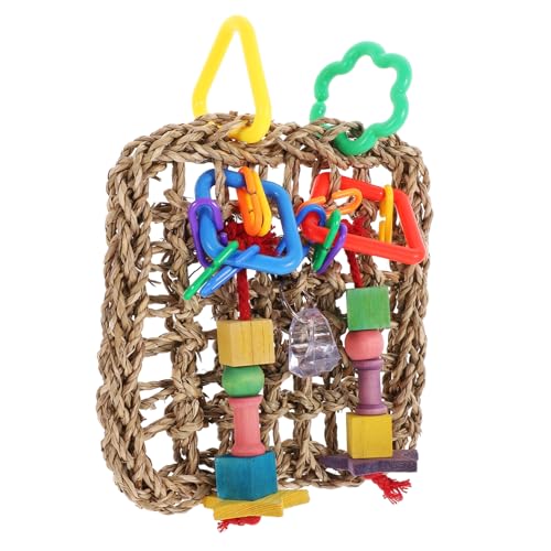 Hohopeti Nymphensittich-Spielzeug für Vogelkäfig Sittich-Spielzeug für Käfig Papageien-Requisite Vogelspielzeug für Papageien Kauspielzeug für Vögel Futtersuchspielzeug Beißspielzeug für Papageien Hohopeti Nymphensittich-Spielzeug für Vogelkäfig Sittich-Spielzeug für Käfig Papageien-Requisite Vogelspielzeug für Papageien Kauspielzeug für Vögel Futtersuchspielzeug Beißspielzeug für Papageien von Hohopeti