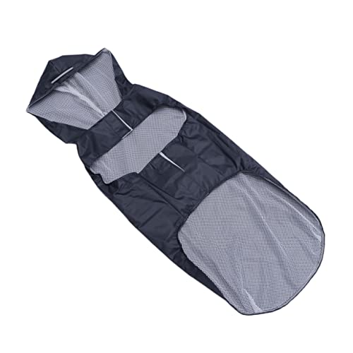 Hohopeti Regenmantel Für Hunde Reflektierend Mit Kapuze Nylon Verstellbar Für Hunde Größe Schwarz 4XL Hohopeti Regenmantel Für Hunde Reflektierend Mit Kapuze Nylon Verstellbar Für Hunde Größe Schwarz 4XL von Hohopeti