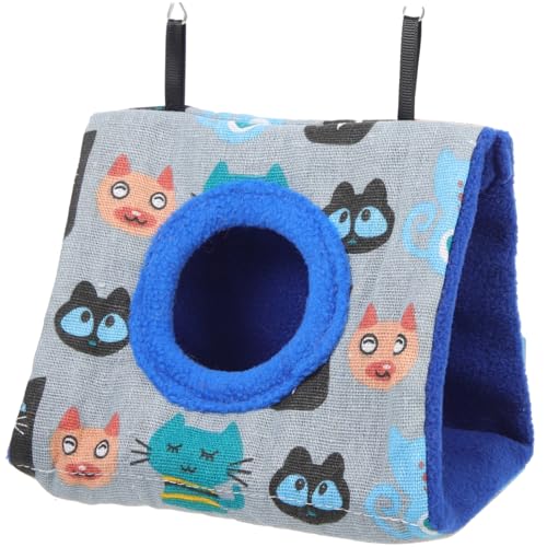 Hohopeti Hängende Papageien hängematte aus Strapazierfähiger Weiches Vogelnest für Wellensittiche und Kleintiere Komfortabler Schlafplatz und Spielplatz im Vogelkäfig Geeignet für Zuhause Hohopeti Hängende Papageien hängematte aus Strapazierfähiger Weiches Vogelnest für Wellensittiche und Kleintiere Komfortabler Schlafplatz und Spielplatz im Vogelkäfig Geeignet für Zuhause von Hohopeti