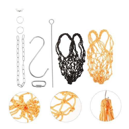 Hohopeti Hängendes Futternetz für Hühner und Papageien mit Robustem Gemüse Obsthalter Geflügelfutterspielzeug für Artgerechtes Picken und Beschäftigung Hohopeti Hängendes Futternetz für Hühner und Papageien mit Robustem Gemüse Obsthalter Geflügelfutterspielzeug für Artgerechtes Picken und Beschäftigung von Hohopeti