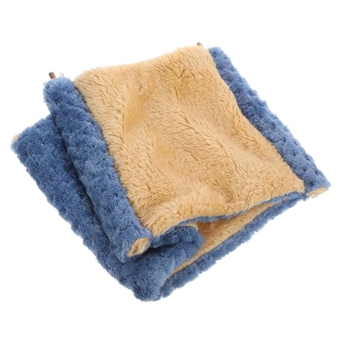 Hohopeti Hängendes Hamsterbett aus Weichem Fleece Warmes Nagetierversteck für Hamster Chinchilla Eichhörnchen Kleintierzubehör Kuscheliges Winternest von Hohopeti