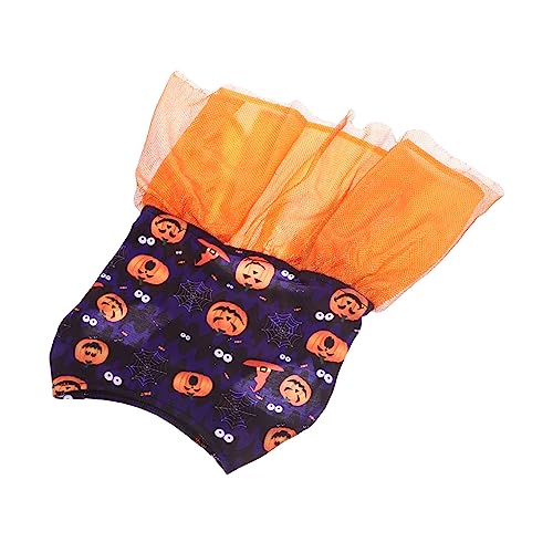 Hohopeti Lustiges Katzenkleid Halloween-Welpenkleid Hundekleid Party-Haustierkleidung aus feinem Polyester Orange L Hohopeti Lustiges Katzenkleid Halloween-Welpenkleid Hundekleid Party-Haustierkleidung aus feinem Polyester Orange L von Hohopeti