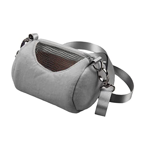 Hohopeti Hamster Aufbewahrungstasche Komfortable Haustiertasche mit Verstellbaren Gurten und Atmungsaktivem Mesh Design für Reisen und Outdoor Aktivitäten für Hamster von Hohopeti