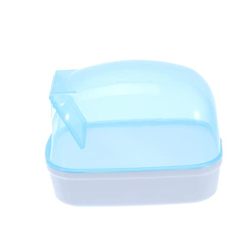 Hohopeti Hamster Badezimmer Kunststoff Badewanne Praktische Sauna Toilette für Kleine Tiere Geeignet für Hamster Rennmäuse und Meerschweinchen Zufällige Farbe Zufällige Zufällige Farbe von Hohopeti