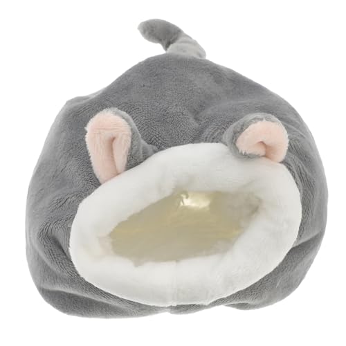 Hohopeti Hamster-Schlafbett Haustiernest für Couch Auto oder Reise weiches warmes Bett Versteck Hamsterbetten und Verstecke Hellgrau Hohopeti Hamster-Schlafbett Haustiernest für Couch Auto oder Reise weiches warmes Bett Versteck Hamsterbetten und Verstecke Hellgrau von Hohopeti