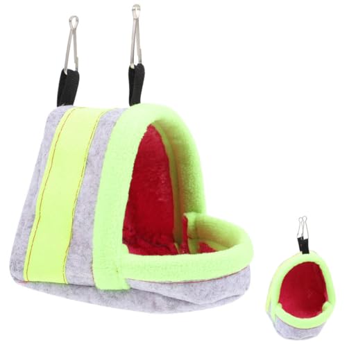 Hohopeti Hängematte für Hamster Kleintiere Atmungsaktive Plüsch Hängematte Warmes und Bequemes Hamsterbett für Chinchillas Meerschweinchen und Eichhörnchen Abnehmbar und Waschbar Hohopeti Hängematte für Hamster Kleintiere Atmungsaktive Plüsch Hängematte Warmes und Bequemes Hamsterbett für Chinchillas Meerschweinchen und Eichhörnchen Abnehmbar und Waschbar von Hohopeti