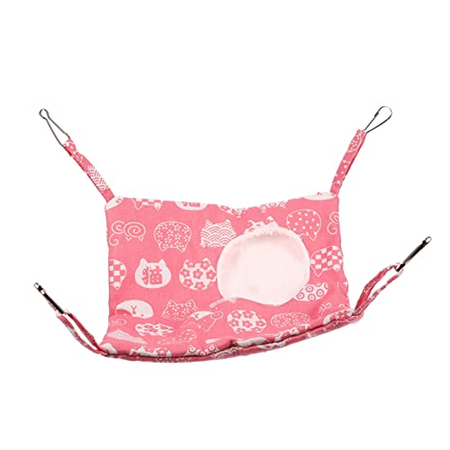 Hohopeti Hängematte Für Kleintiere Bequeme Und Warme Hamsterhängematte Für Chinchillas Und Meerschweinchen Mit Einem Stylischen Design Für Käfige Hohopeti Hängematte Für Kleintiere Bequeme Und Warme Hamsterhängematte Für Chinchillas Und Meerschweinchen Mit Einem Stylischen Design Für Käfige von Hohopeti