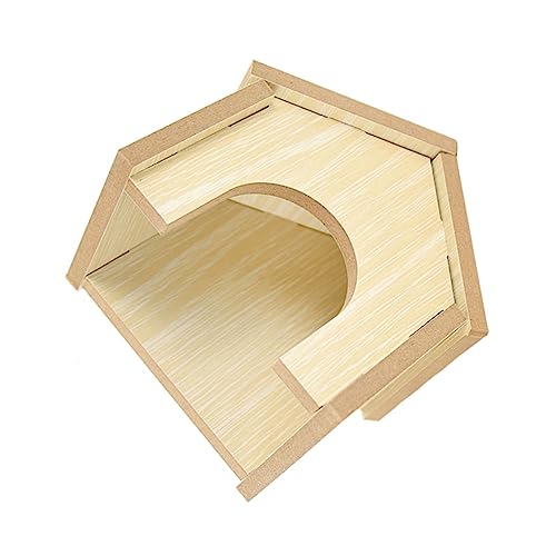 Hohopeti Hamster Holz Nest Kleine Versteck für Hamster Indoor Schlafhaus Haustierbedarf Sicher und Verschleißfest Hamsterschlafhaus für Kleine Tiere Hohopeti Hamster Holz Nest Kleine Versteck für Hamster Indoor Schlafhaus Haustierbedarf Sicher und Verschleißfest Hamsterschlafhaus für Kleine Tiere von Hohopeti