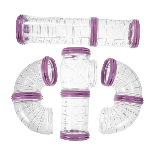 Hohopeti Hamster Käfig DIY Tunnel aus Robustem Kunststoff Transparentes Abnehmbares Röhren Erweiterung und Flexiblen Verbindung für Innen Außengebrauch Einfach zu Reinigen Hohopeti Hamster Käfig DIY Tunnel aus Robustem Kunststoff Transparentes Abnehmbares Röhren Erweiterung und Flexiblen Verbindung für Innen Außengebrauch Einfach zu Reinigen von Hohopeti