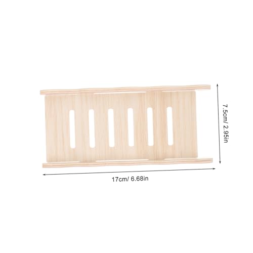 Hohopeti Hamster Kletterleiter aus Sicherem Holz Rutschfestes Kleintier Hamsterkäfig Natürliche Nagerleiter Zubehör für Gesunden Spielplatz und Stressfreie Aktivität Hohopeti Hamster Kletterleiter aus Sicherem Holz Rutschfestes Kleintier Hamsterkäfig Natürliche Nagerleiter Zubehör für Gesunden Spielplatz und Stressfreie Aktivität von Hohopeti