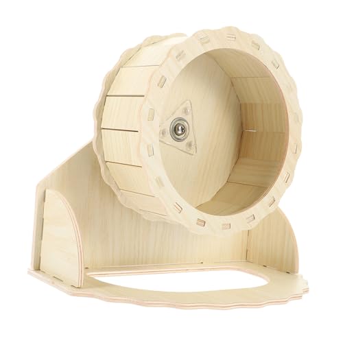 Hohopeti Hamster Laufrad mit Stabilem Halterung Leises Kleintier für Hamster Rennmäuse und Kleine Haustiere Wie Streifenhörnchen und Rennmäuse von Hohopeti