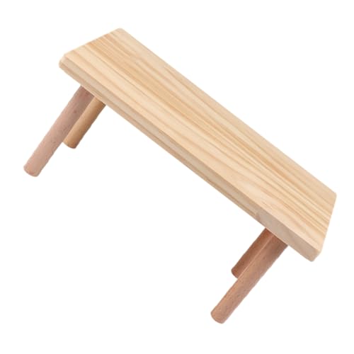 Hohopeti Hamster Plattform aus Holz Kletterspielzeug für Kleintiere Langlebig und Sicher für Futter und Wasserstationen Fördert die Bewegungsfreiheit Wohlbefinden Hohopeti Hamster Plattform aus Holz Kletterspielzeug für Kleintiere Langlebig und Sicher für Futter und Wasserstationen Fördert die Bewegungsfreiheit Wohlbefinden von Hohopeti