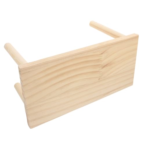 Hohopeti Hamster Spielplattform aus Holz Multifunktionale Tierplattform für Käfige für Hamster Chinchillas und Kleine mit Sicher und Langlebig Fördert Hohopeti Hamster Spielplattform aus Holz Multifunktionale Tierplattform für Käfige für Hamster Chinchillas und Kleine mit Sicher und Langlebig Fördert von Hohopeti