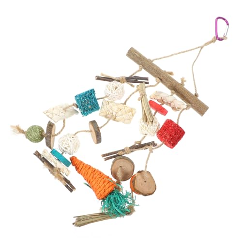 Hohopeti 1stücke Interessantes Hamster-kauspielzeug Für Kleintiere Molar Spielzeug Mit Hängendem Design Zahnpflege Und Unterhaltung Für Chinchillas Und Hamster von Hohopeti