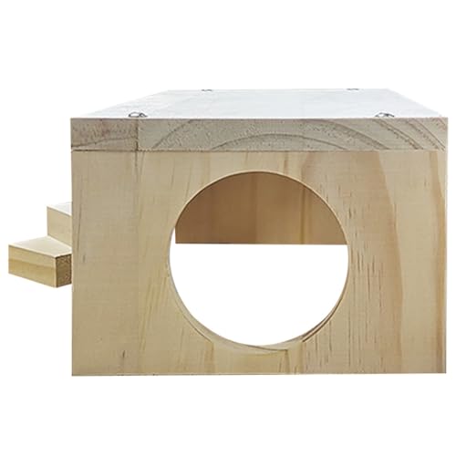 Hohopeti Hamster aus Hochwertigem Holz Bissresistentes für Kleine Haustiere Biting für Hamsterkäfig und Erkunden für Hamster Hohopeti Hamster aus Hochwertigem Holz Bissresistentes für Kleine Haustiere Biting für Hamsterkäfig und Erkunden für Hamster von Hohopeti