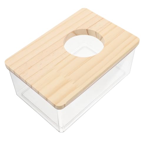 Hohopeti Hamsterbad Hamsterkäfig Aus Holz Badewanne Für Haustiere Hamster Badehaus Kleines Tiernest Transparenter Hamsterkäfig Behälter Für Hamsterbäder Rennmaus Das Haustier Hohopeti Hamsterbad Hamsterkäfig Aus Holz Badewanne Für Haustiere Hamster Badehaus Kleines Tiernest Transparenter Hamsterkäfig Behälter Für Hamsterbäder Rennmaus Das Haustier von Hohopeti