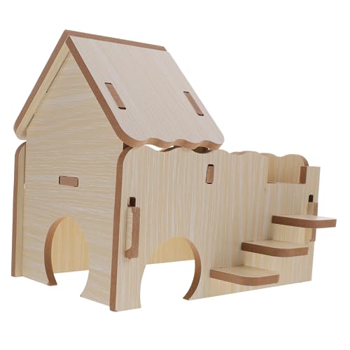 Hohopeti Hamsterhaus Aus Für Meerschweinchen Und Hamster Multifunktionelles Mit Wellenleiter Ideal Als Rückzugsort Und Spielplatz Für Kleintiere Kleinformat Und Langlebig Hohopeti Hamsterhaus Aus Für Meerschweinchen Und Hamster Multifunktionelles Mit Wellenleiter Ideal Als Rückzugsort Und Spielplatz Für Kleintiere Kleinformat Und Langlebig von Hohopeti