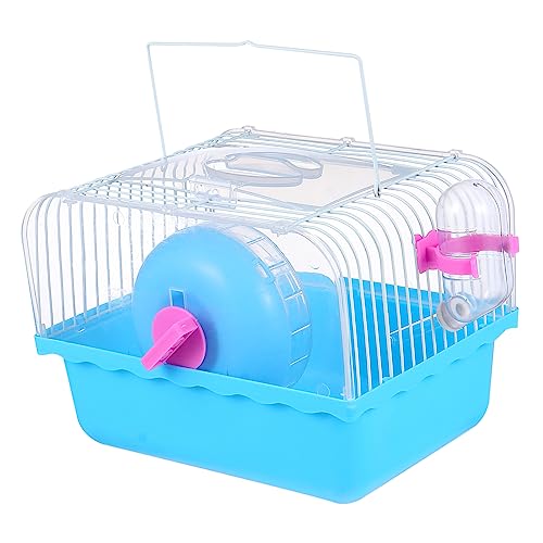 Hohopeti Hamsterkäfig Chinchillakäfig Villenkäfig Für Kleine Haustiere Haustierhaus Hamsterhaus Hamsterbett Haustierzubehör Transparentes Haustiernest Hamsternest Plastik Haustierkäfig von Hohopeti