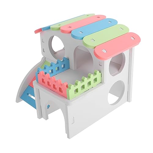 Hohopeti PVC-hamsternest - Versteck Für Haustiere Chinchilla-Spielzeug Meerschweinchen-versteck Hamster-zubehör Käfigzange Hohopeti PVC-hamsternest - Versteck Für Haustiere Chinchilla-Spielzeug Meerschweinchen-versteck Hamster-zubehör Käfigzange von Hohopeti