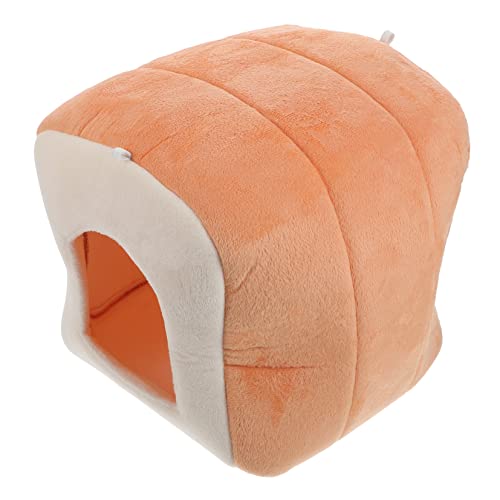 Hohopeti Super warmes Kaninchenbett gemütliches Nest für Haustiere Kaninchen-Schlafbett Haustierkäfig-Zubehör Winterversorgung von Hohopeti