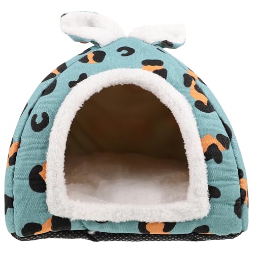 Hohopeti Leopard Print Hamster Nest Weiches Und Warmes Schlafhaus Für Kleintiere Als Versteck Für Hamster Meerschweinchen Und Andere Kleine Haustiere Attraktives Design Hohopeti Leopard Print Hamster Nest Weiches Und Warmes Schlafhaus Für Kleintiere Als Versteck Für Hamster Meerschweinchen Und Andere Kleine Haustiere Attraktives Design von Hohopeti