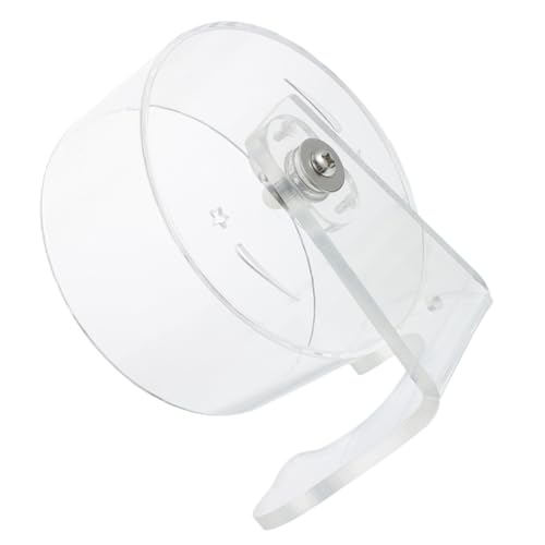 Hohopeti Hamsterrad Transparent Leise Laufrad mit Ständer Silent Wheel für Hamster Mäuse Kleintiere Geräuscharm Übungsrad Unterstützt Gesunde Bewegung Haustier Zubehör von Hohopeti