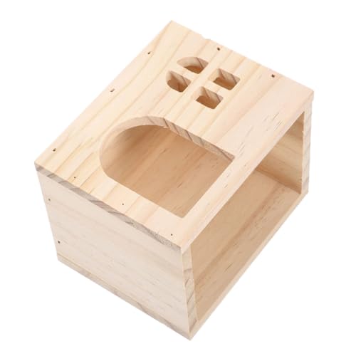 Hohopeti Elegantes Hamsterhaus aus Holz Versteck multifunktionaler Lebensraum für Haustiere rustikale Wohnkultur Hohopeti Elegantes Hamsterhaus aus Holz Versteck multifunktionaler Lebensraum für Haustiere rustikale Wohnkultur von Hohopeti